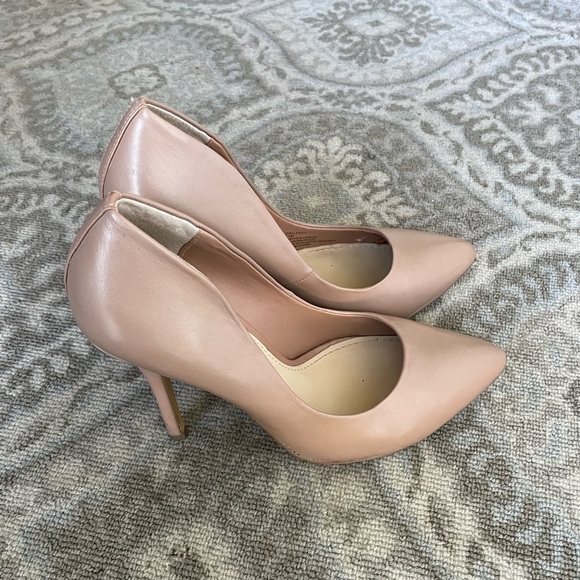 Steve Madden Blush Leather Heels - Picture 2 of 3